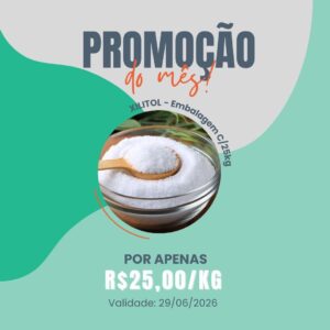 Xilitol  - CAS [87-99-0] - Embalagem com 25kg
