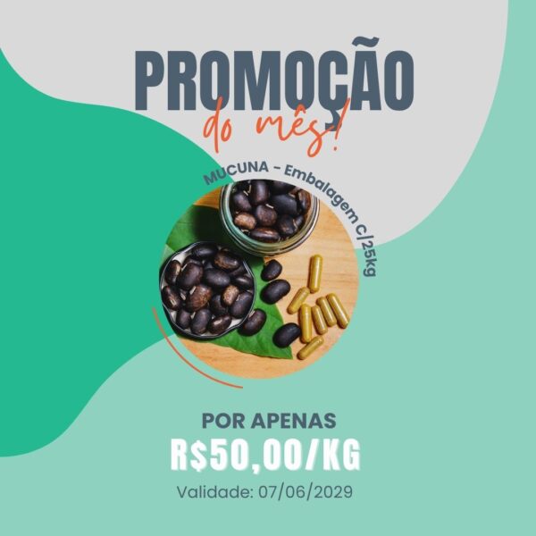 Mucuna - Embalagem com 25kg